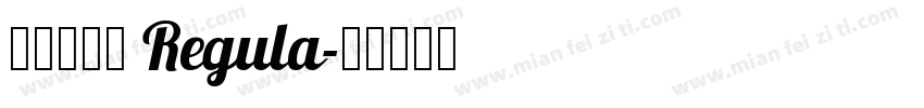 露珠格格体 Regula字体转换